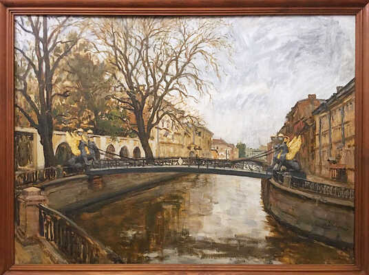 Шевченко Михаил Сергеевич. Осень у Банковского моста